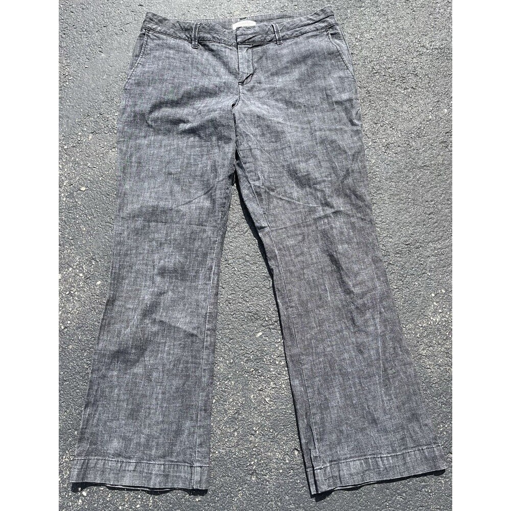 Women's Coldwater Creek Wash Black Wide Leg Jeans, Size 14P